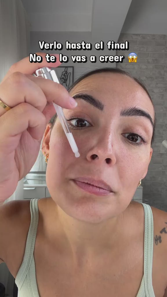 Creator showing the serum dropper up close